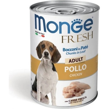 Monge Консерва за кучета Monge Fresh Adult chicken - 0.4кг