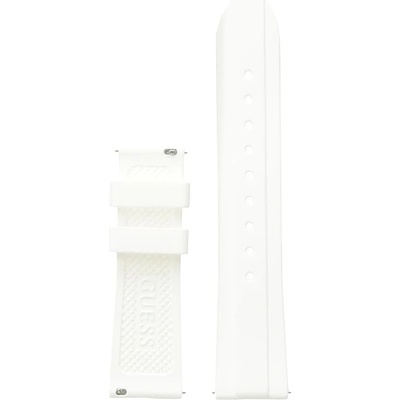 Guess Silikónový remienok white CS1001S2