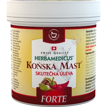 Herbamedicus konská masť Forte hrejivá 500 ml