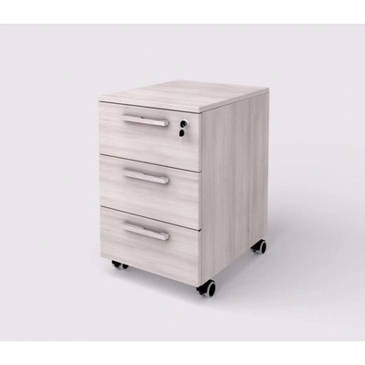 Lenza Wels 40,8x63,3x50,4cm mobilný 3 zásuvky agát svetlý