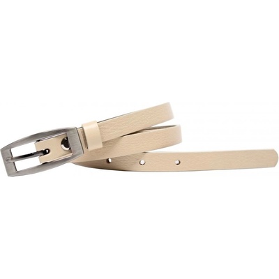 Penny Belts dámský kožený opasek 215-2 krémový
