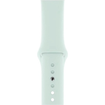 Apple Оригинална силиконова каишка за Apple Watch 42мм, 44мм, 45мм, 46мм, Ultra, Ultra 2, Ultra 3 49мм - Apple Beryl Sport Band S/M & M/L (морска пяна) (mxp82zm/a)