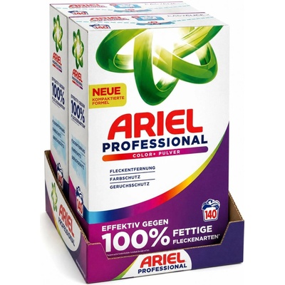 Ariel Professional 100 % prací prášek na barevné prádlo 2 x 140 PD