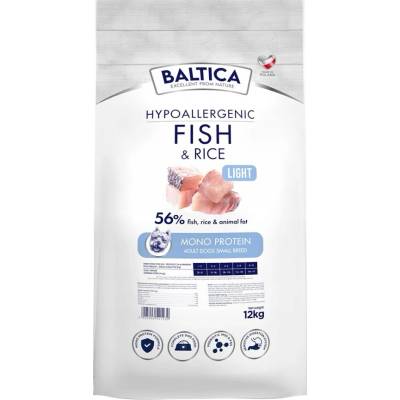 Baltica Adult light Fish & Rice S 12 kg