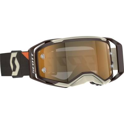 SCOTT Маска Scott Prospect 2.0 Amp Chrome S2 Goggles - Deep Brown / Beige / Glas: Gold Chrome - размер One Size (205-6801-0111)