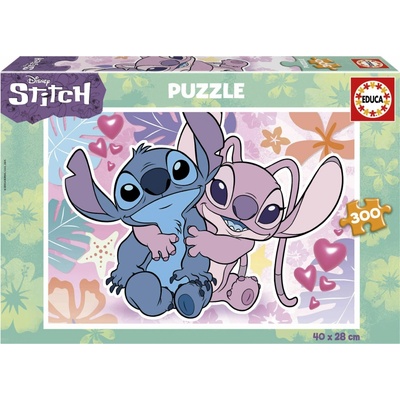 EDUCA Disney Stitch a Angel 300 dílků