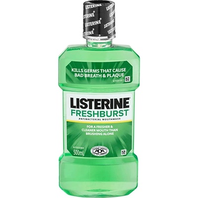 LISTERINE Fresh Burst Mouthwash 500ml вода за уста 500 мл унисекс 1 бр