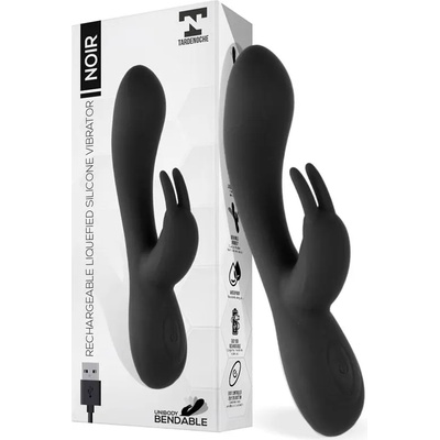 Tardenoche Noir Vibe Injected Liquid Silicone 2 Motors Black