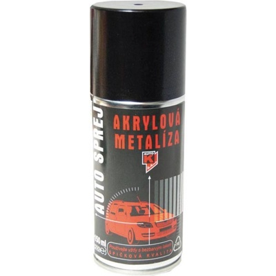 Auto-K Color Škoda Autolak v spreji 150ml 9910 čierna magická metalíza
