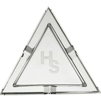 Higher Standards Glass Ashtray Clear v2, 1 ks
