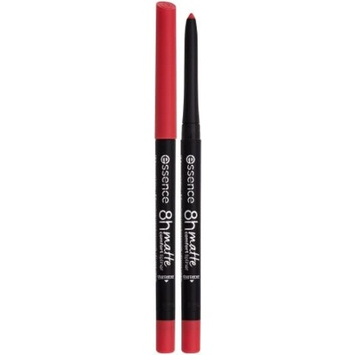 Essence 8H Matte Comfort дълготраен молив за устни с матов ефект 0.3 гр нюанс 09 Fiery Red