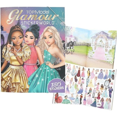 Top Model kreativní sešit 150 samolepek Nyela Miju Candy