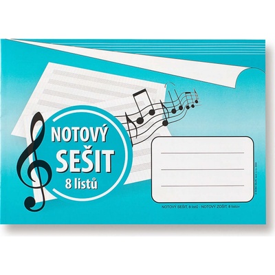 BOBO Notový sešit A5