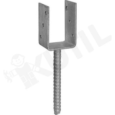 DMX PS 80U 81x120x5 patka sloupku 80 typu "U"