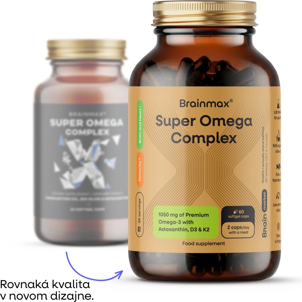 BrainMax Super Omega Complex 60 kapsúl