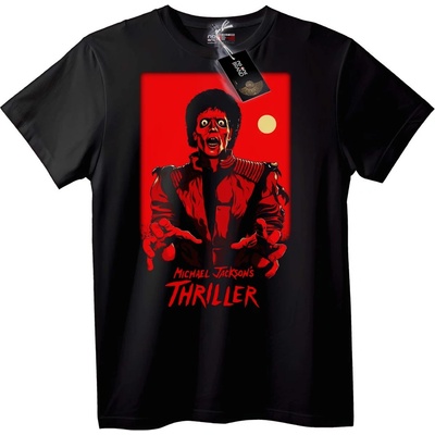 NOONEBRAND Тениска Thriller Michael Jackson - S, White