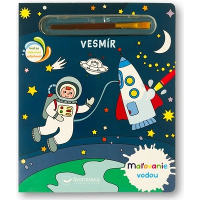 Maľovanie vodou Vesmír