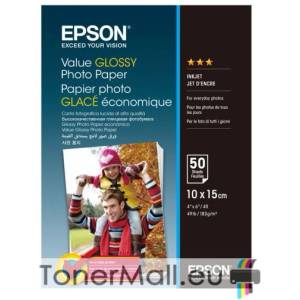 Epson Фотохартия EPSON C13S400038 Value Glossy Photo Paper, 10 x 15 cm, 183g/m2, 50 Sheets