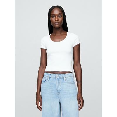 GAP Тениска GAP GAP | Byal | ЖЕНИ | L