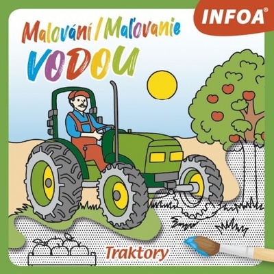 Traktory malování vodou