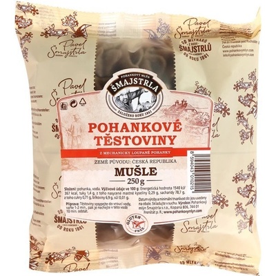 Šmajstrla Pohankové mušle bez lepku 250 g