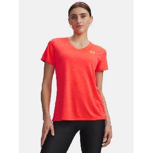 Under Armour Дамска тениска Under Armour Tech SSV- Twist Under Armour | Cherven | ЖЕНИ | S