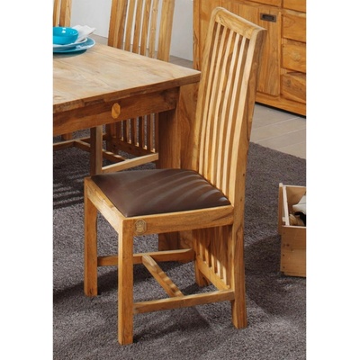 Bighome Light Wood čalouněný / masivní indický palisandr