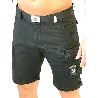 Alpha Industries Crew Short Patch Black