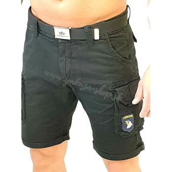 Alpha Industries Crew Short Patch Black