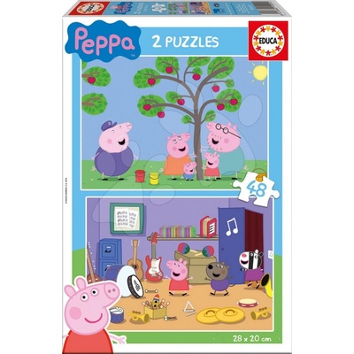 Educa Peppa Pig 15920 2 x 48 dílků