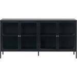 Unique Furniture Черна метална витрина 170x85 cm Carmel - Unique Furniture (42270600)