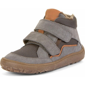 Froddo dětské zimní barefoot boty TEX WOOL Gray G3110254-3W šedá