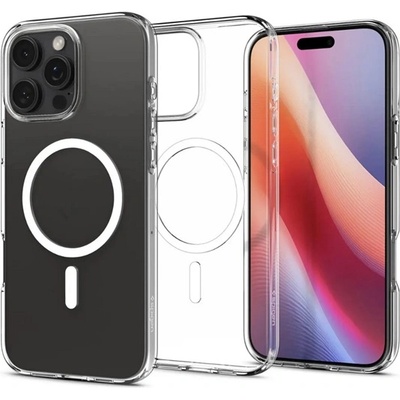 Spigen iPhone 16 Pro SPIGEN LIQUID CRYSTAL MAGSAFE силиконов протектор за телефон, устойчив на удар, MagSafe, TRANSFER ACS08389 (ACS08389)