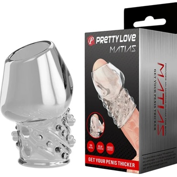 Ръкав за уголемяване на главичката - Matias Penis Thicker Clear (DEBRA01557)