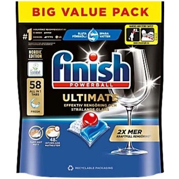 Finish Таблетки за съдомиялна Finish 58 бр. All in 1 Ultimate (228929229)