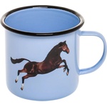 Seletti Чаша TOILETPAPER HORSE 10 см, синя, емайл, Seletti (SLT16855)