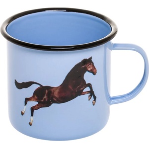 Seletti Чаша TOILETPAPER HORSE 10 см, синя, емайл, Seletti (SLT16855)