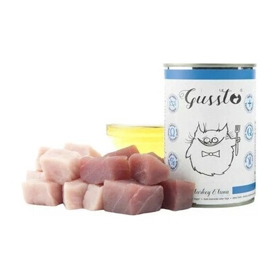 GUSSTO Cat Fresh Turkey & Tuna 400 g
