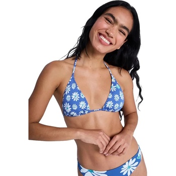 Roxy Essentials PT Tiki Triangle bikini top - Blue (Dutch Blue Flower Soul Small)