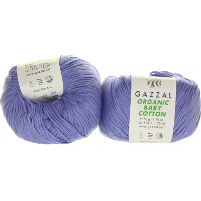 Gazzal Organic Baby Cotton 428 levandulová