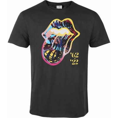 Amplified tričko pánské THE ROLLING STONES SIXTY TONGUE CHARCOAL ZAV210L74 CC