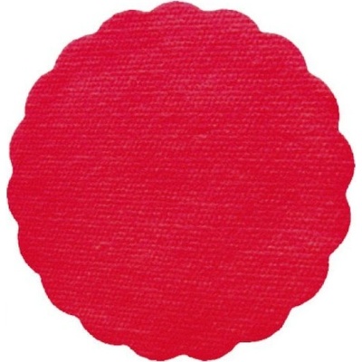 Rozetky do podšálku PREMIUM Ø 9 cm červené [500 ks] (89901)