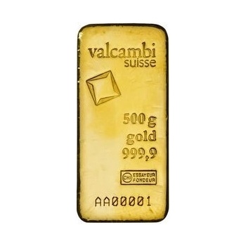 Valcambi zlatá tehla 500 g