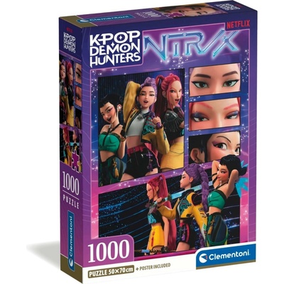 Clementoni KPOP Demon Hunters -2 Compact 1000 dielov
