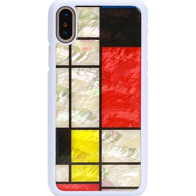 iKins SmartPhone case iPhone XS/S mondrian biele