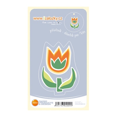 Průsvitná záložka Tulipán - PZ 008
