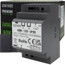 Eco Light Napájecí zdroj na DIN lištu 12V 60W 5A pro IP20 PREMIUM LED pásek EC61032