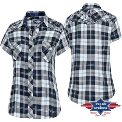Dámská westernová košile PASADENA BLUE SHORT – Zboží Dáma