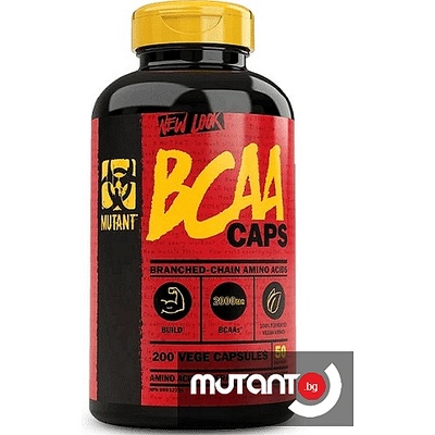 MUTANT Aминокиселини Mutant BCAA 200caps
