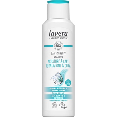 Lavera Basis Sensitive Хидратиращ шампоан Moisture & Care, 250 ml